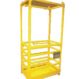 Two Person Work Box Cage with Roof